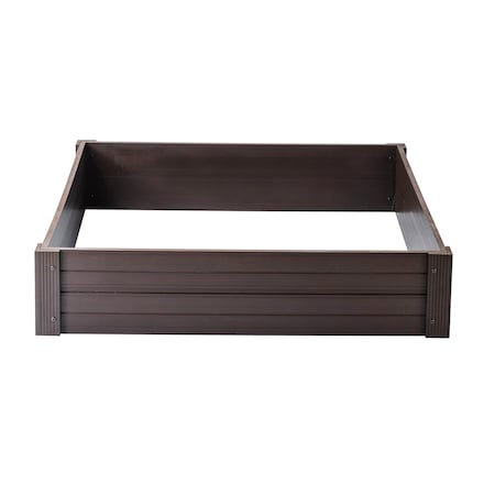 New Age Pet 4x4 ECOFLEX Garden Bed, Walnut RGGGB46-09S